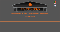 Desktop Screenshot of immobiliareiltempio.it